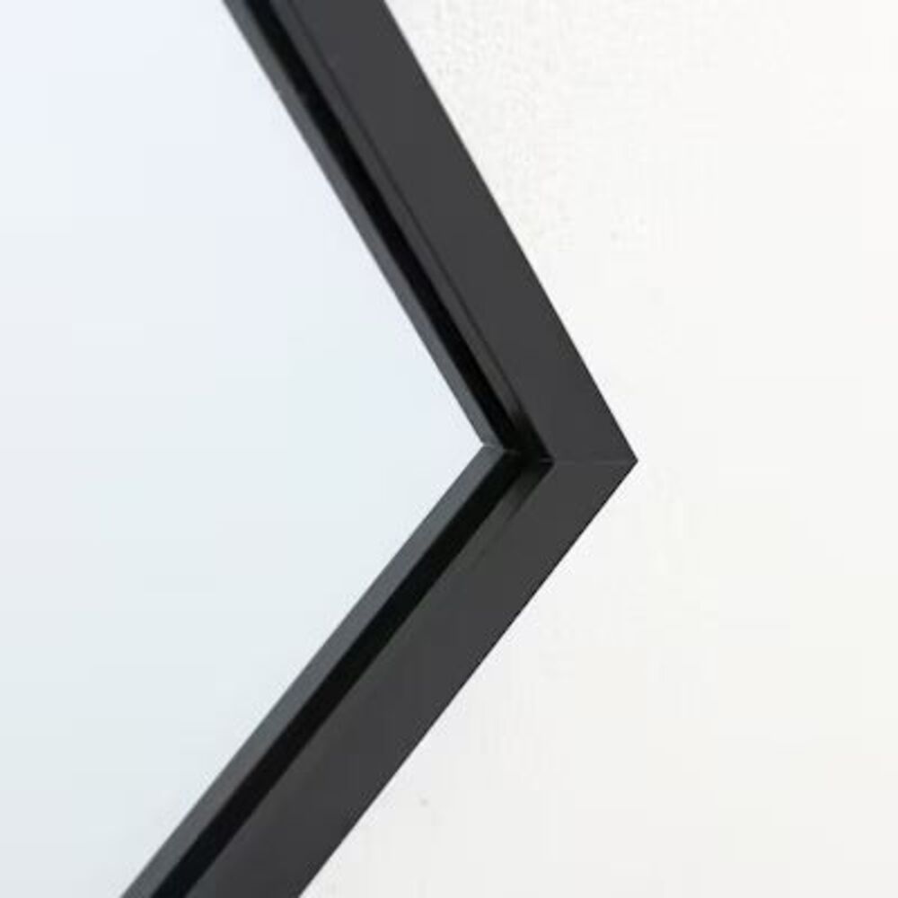 Origin 21 22-in W x 31.0-in H Rectangle Black Framed Wall Mirror - Picture 5 of 5